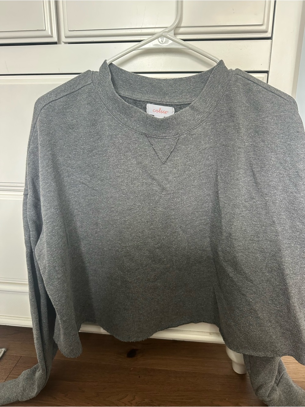 Cozy Gray Crewneck Sweatshirt - Collsie